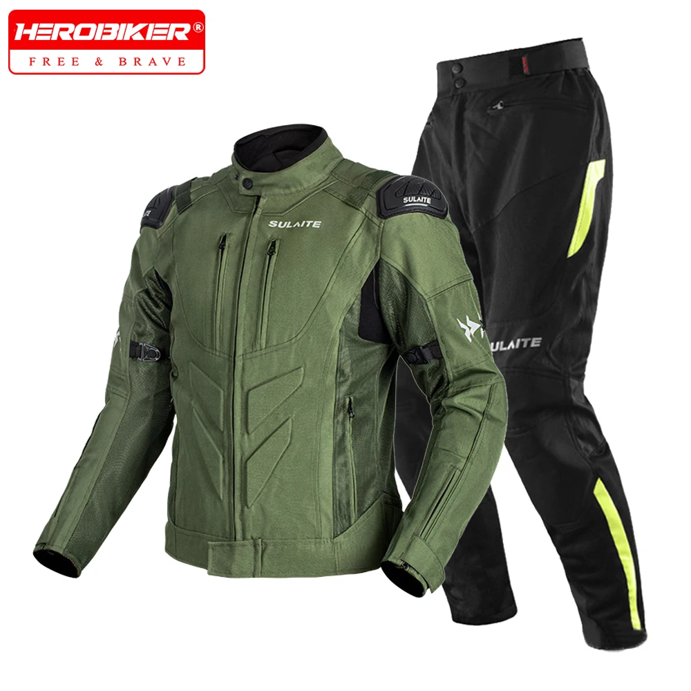 

Motorcycle Jacket CE Certification Anti-fall Summer Motorcycle Jackets Pants Window Type Breathable Biker Clothes Wear Resistant