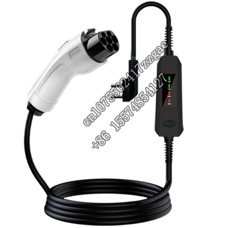 

20M indicator light type on-board charger, portable BYD charging 16A new energy vehicle charging pile