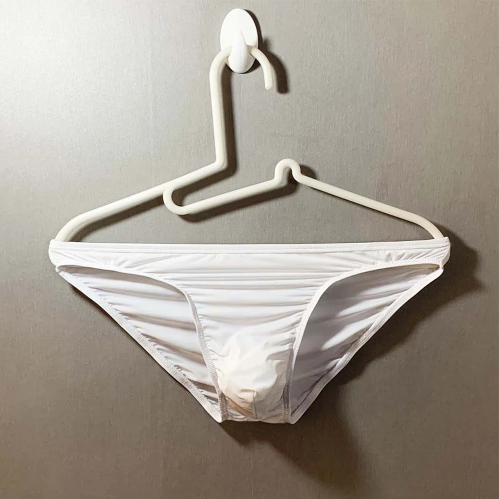 

All Seasons Fashion Home Men Underwear Briefs Stretchy Thongs Underpant Bikini Sexy Shorts Breathable Ice Silk