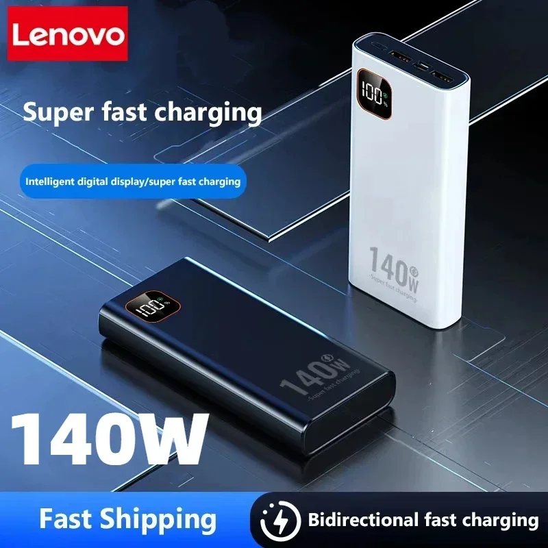 Lenovo 140W 500000mAh Ultra Capacity Power Bank Super Fast Charging CCC Portable Battery Charger For IPhone Samsung 2026 New view 5