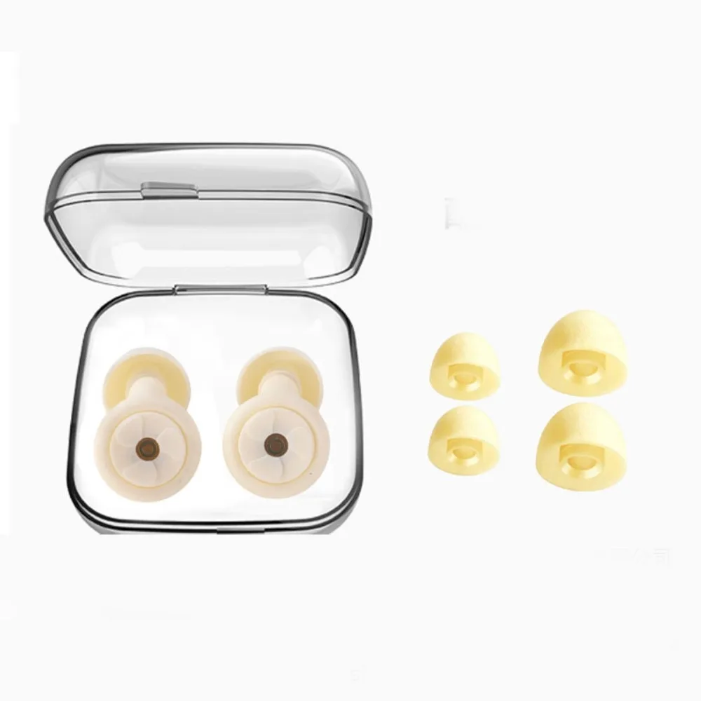 Hot for Sleeping Noise Cancelling Ear Plug Reusable Silicone Sleeping Ear Plug Soft Earplugs Sleep and Snoring