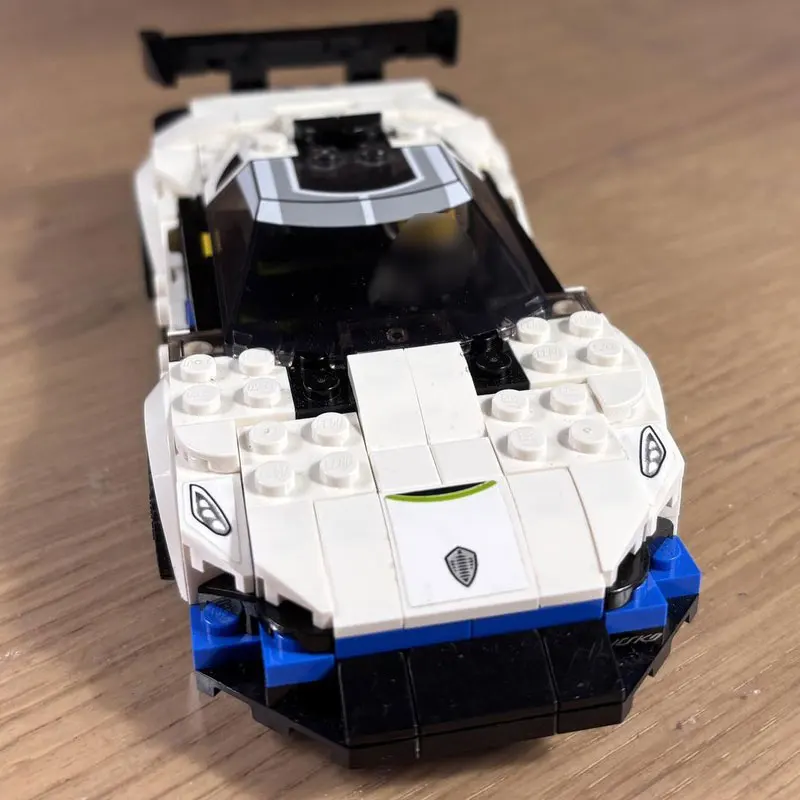 225 pièces MOC- 214604   Lamborghini Huracan STO voiture supercar Technique véhicule figurines classique rallye coureurs blocs de construction jouets pour