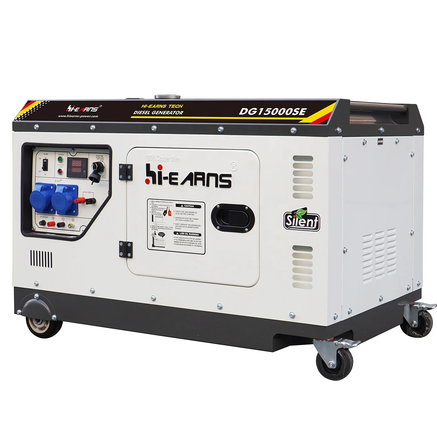 Hi-earns DG15000SE 10KVA 15KVA die·sel generator  air cooled die·sel engine