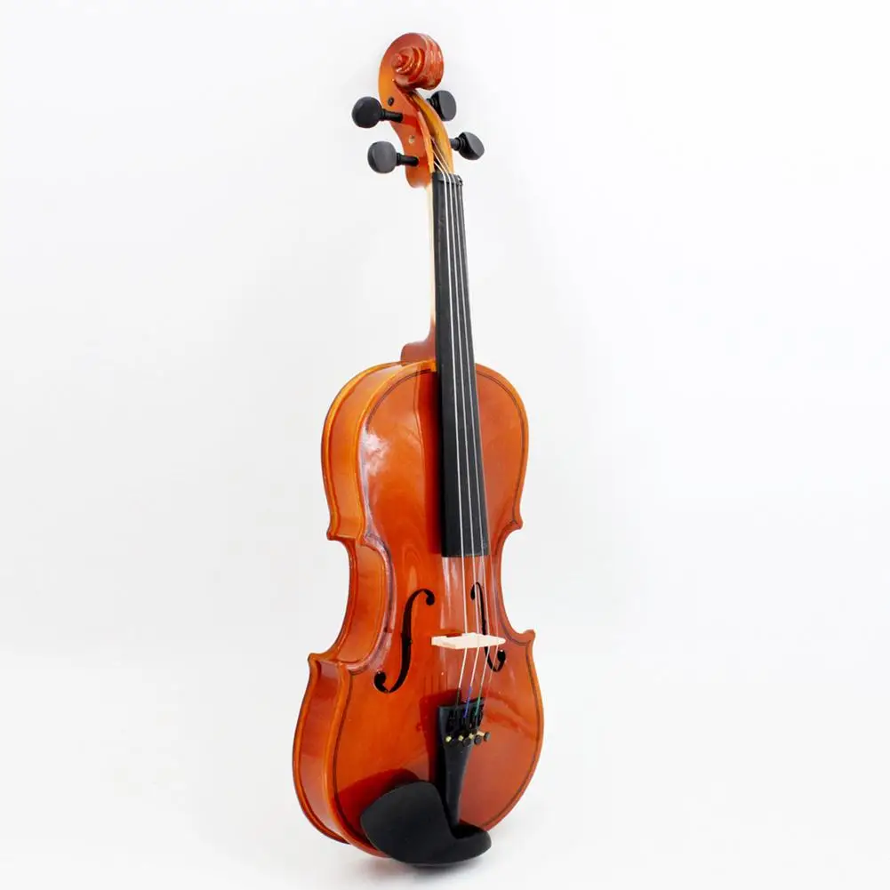 4/4 3/4 1/2 1/4 1/8 Basswood Violin With Bow Vase For Beginners Practice Students Kids Christmas Gifts