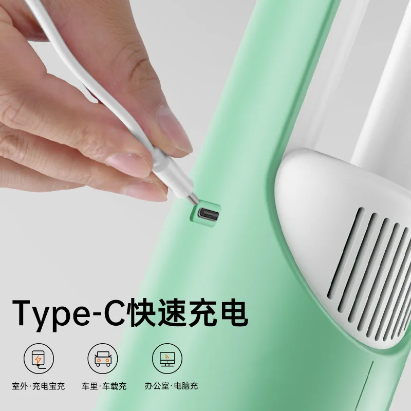 PHISINIC Flying Time Portable Wireless Vacuum Cleaner Household Multi-suction Head Two Gears Adjustment Large Suction Brushed Mo