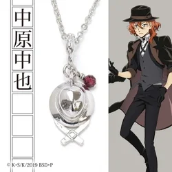 Anime Bungo Stray Dogs Nakahara Chuya Cosplay Necklace Pendant Accessories Collarbone Chain Mascot Decorate Halloween Xmas Gift