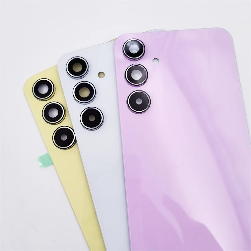 Back Glass Cover For Samsung Galaxy A55 SM-A556E Battery Case Rear Door Housing Lid Panel Shell Repair Parts +Camera Lens &Glue image 3