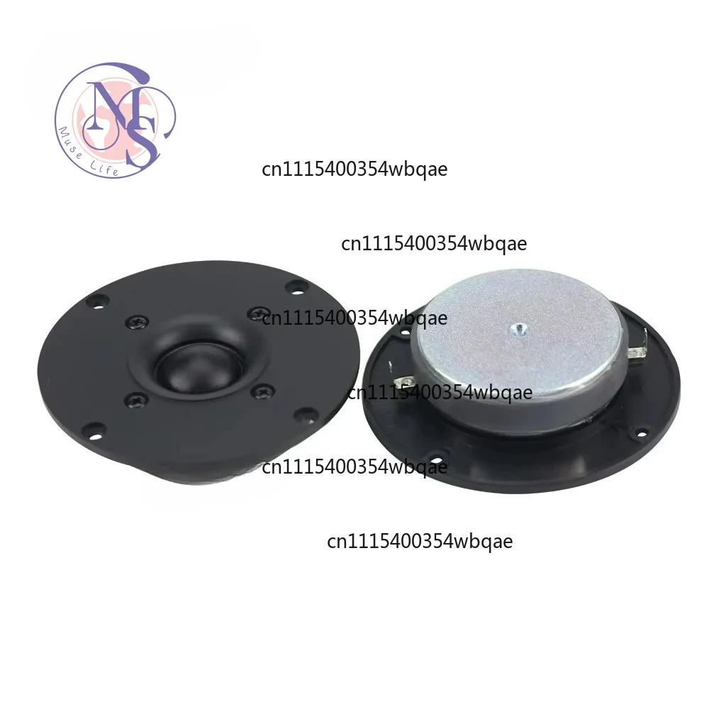 ZOCI-4 Inch 103mm Hifi Silk Cloth Dome Tweeters 25Core 60W Single Magnetic Type Super High Pitch 1600HZ 2PCS