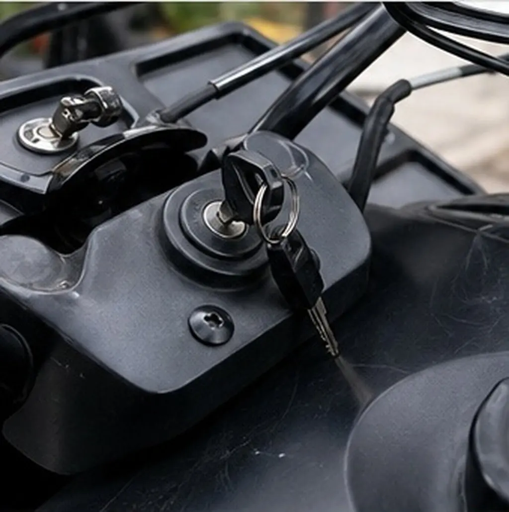 1Set Ignition Switch for Motorcycle with Key Precision Start Stop Control Enhanced Ignition Response Compatible with Scooter Atv