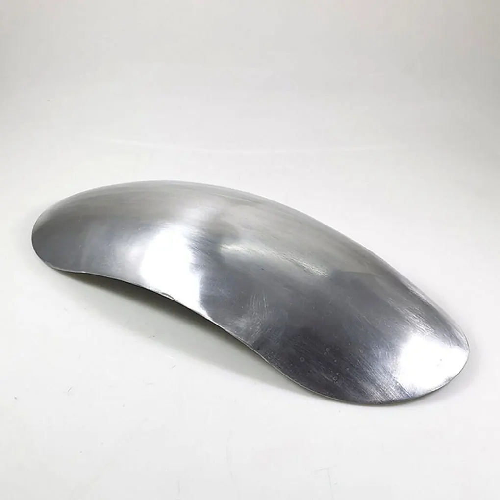 Metal Unpainted Silver Universal Motorcycle Mudguard Scooter Short Front Fender Mudflap For KTM Honda Yamaha Benelli Victory