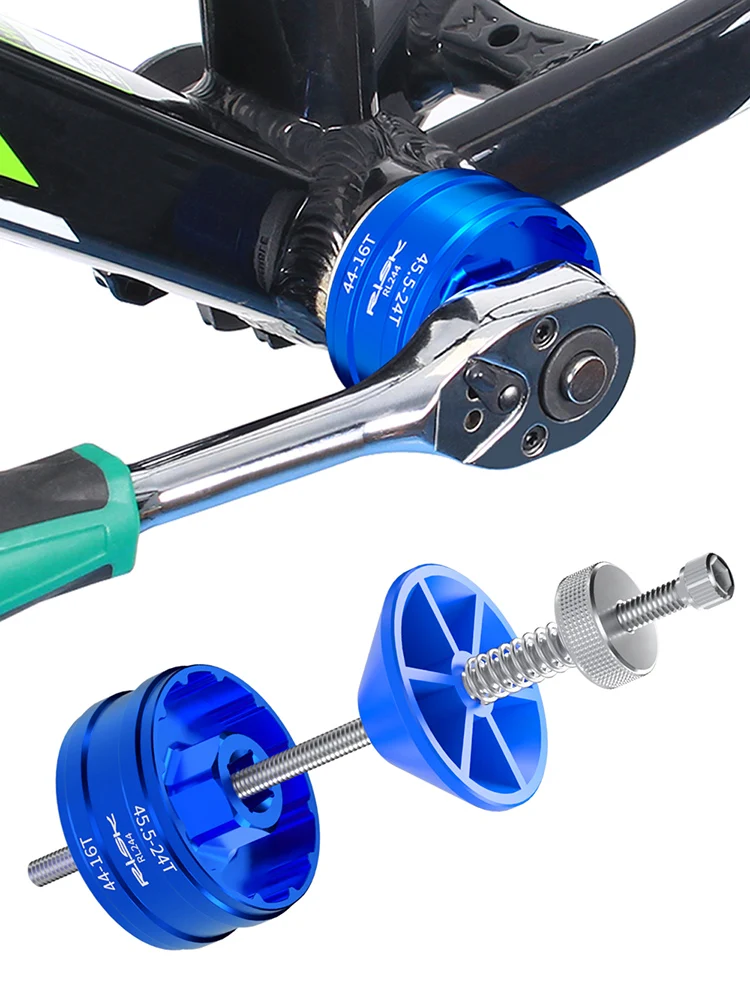 AliExpress RISK Bicycle Bottom Bracket Cup Removal Tool Ratchet Wrench Toos For BB44-45.5 BB39-40.5 DUB BB52 RS500 GXP BBR9100 BBR60 MT800