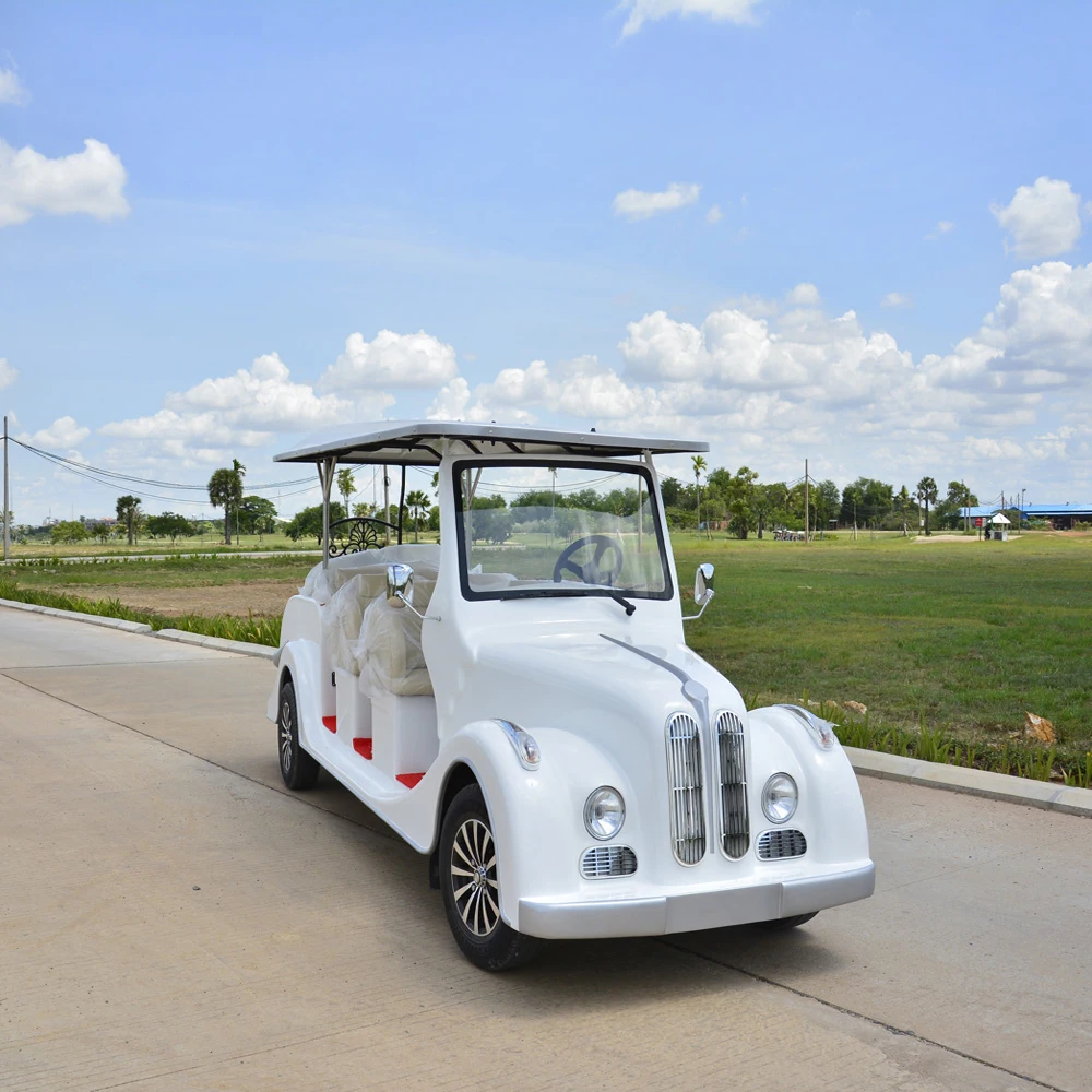 8 Seaters New Energy Classic Sightseeing Bus Antique Retro Vintage Car Electric