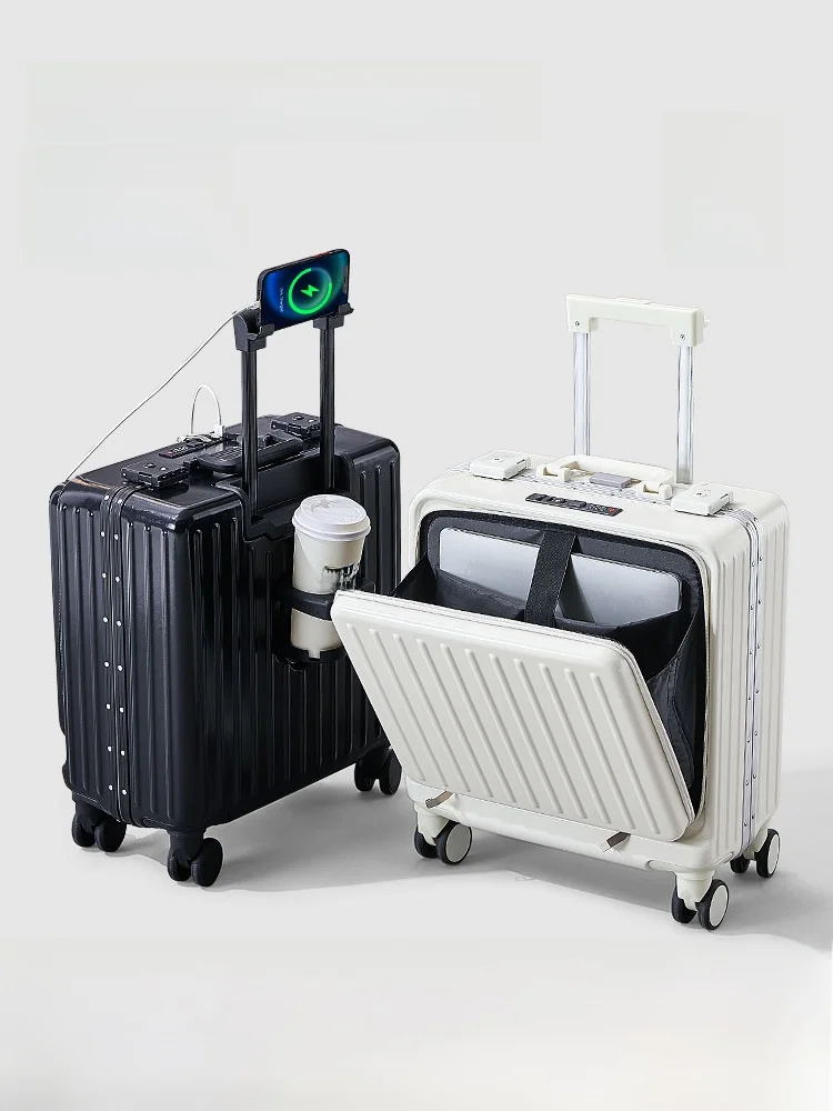 

Прочная 8-дюймовая вместительная женская сумка Che-In с алюминиевой рамой, модная сумка для ручной клади с передним отверстием и комбинированной...