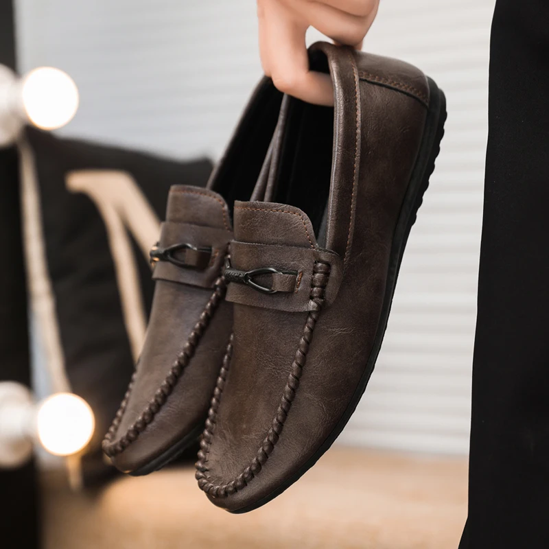 حذاء رجالي حذاء كاجوال قارب أحذية الرجال أحذية رياضية موضة جديدة أحذية قيادة المشي حذاء بدون كعب أحذية رياضية الذكور