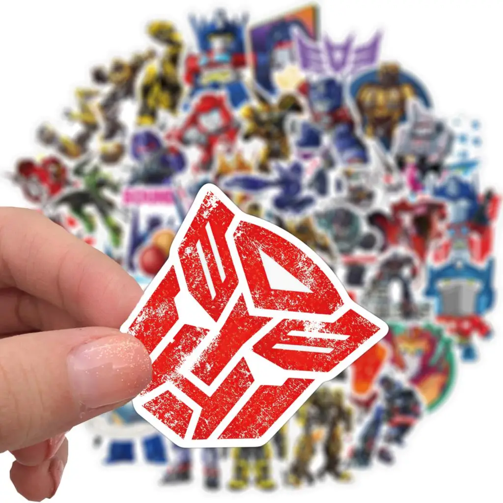 10/30/50pcs/Pack Cartoon Transformers Stickers Waterproof Skateboard Motorcycle Guitar Luggage Laptop Bicycle Sticker Kids Toys