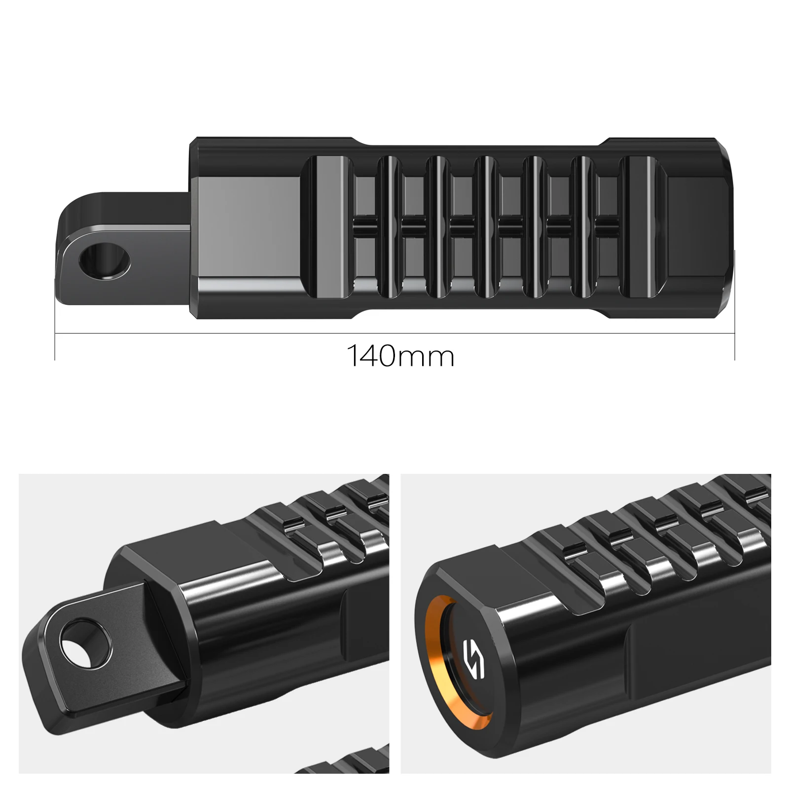 NICECNC Footpegs Footrests for Harley Iron 883 XL883N 2009-2018 Sportster 883 Super Low XL883L 07-20 Iron 1200 XL1200NS 18-21 - Image 4