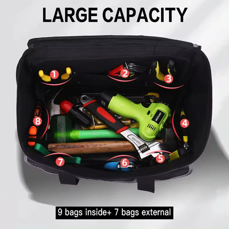 High capacity Tools Box Storage Cases Multifunctional Pull Rod Tool Kit Household Suitcase Tools Electricia Hardware Repair Bag