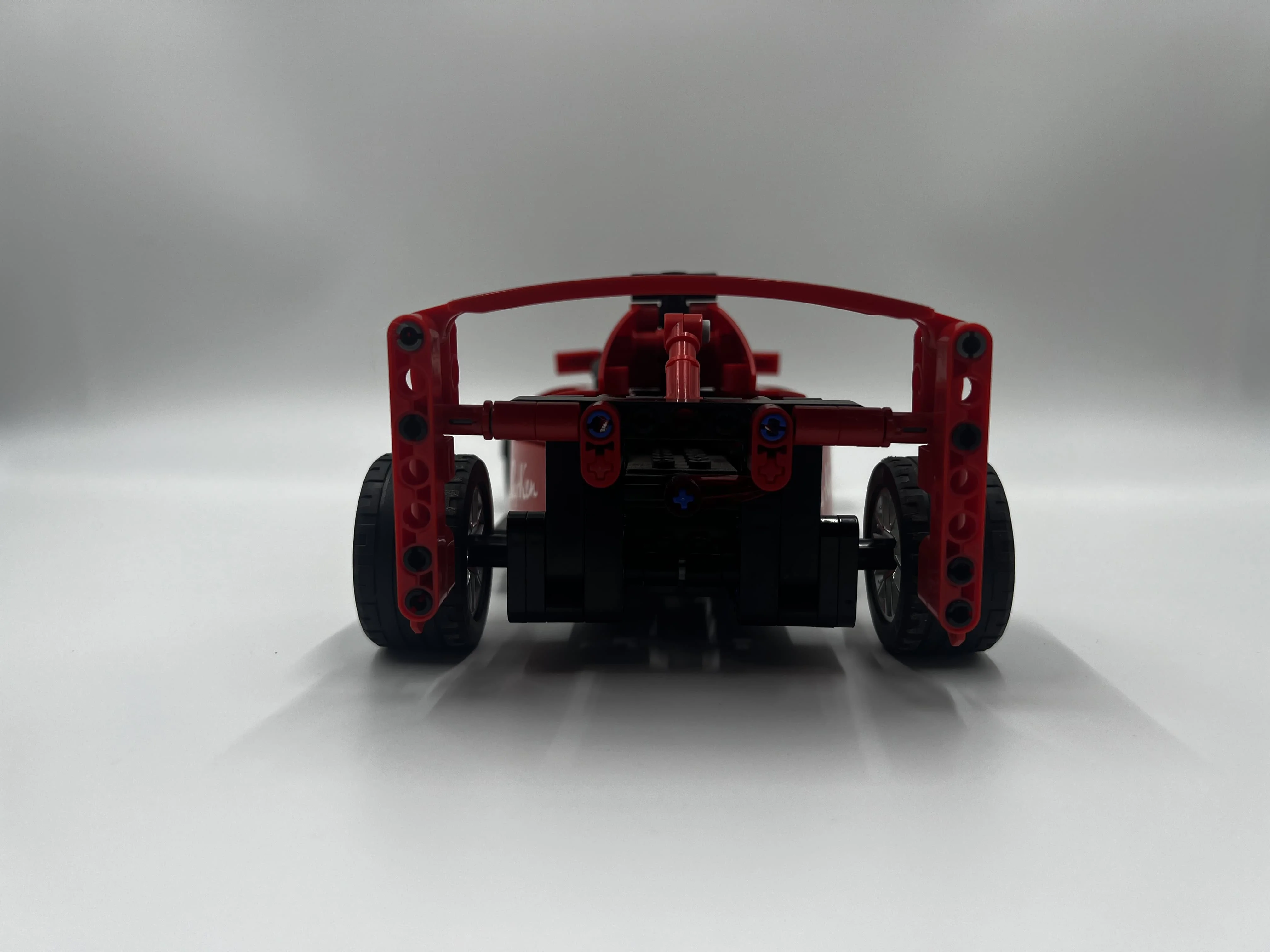 Supercar brinquedo infantil, bloco de construção de controle remoto, modelo de corrida com partículas pequenas, brinquedo de montagem compatível para meninos