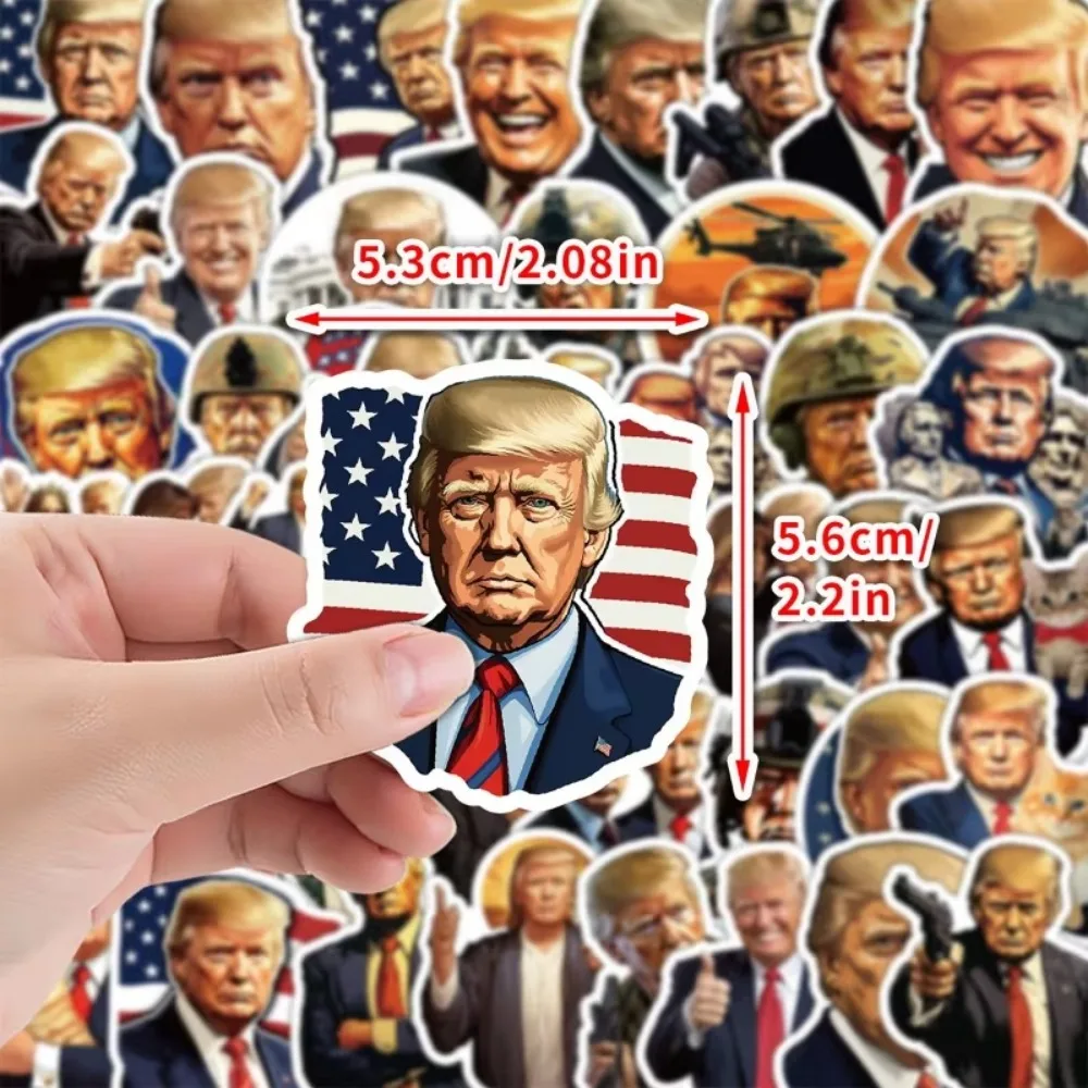 50 قطعة من ملصقات شخصيات الرؤوس الوطنية المضحكة للكمبيوتر المحمول DIY حقيبة جيتار ثابتة جراب هاتف ملصق مضاد للماء ﻿