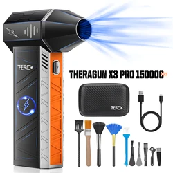 TheraGun X3Pro Mini ventola Turbo Jet portatile, 150000RPM potente spolverino ad aria compressa per essiccatore per auto/PC/soffiatore per condotto industriale domestico