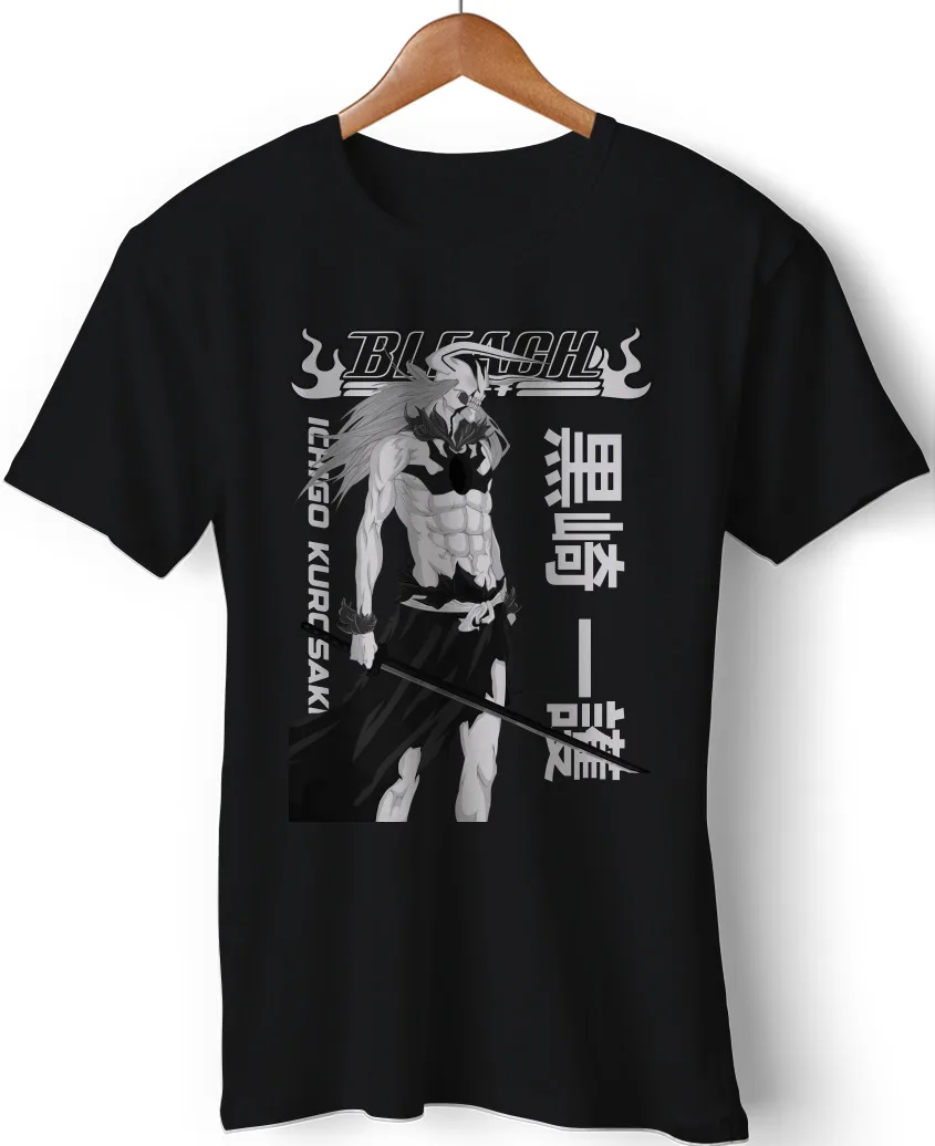 Ichigo Kurosaki Hollow Bankai Bleach Anime Manga Kenpachi Funny Gift T-Shirt