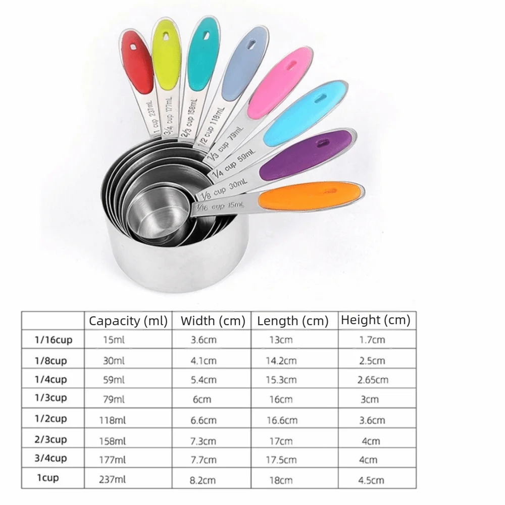 Stainless Steel Measuring Spoon Set 6