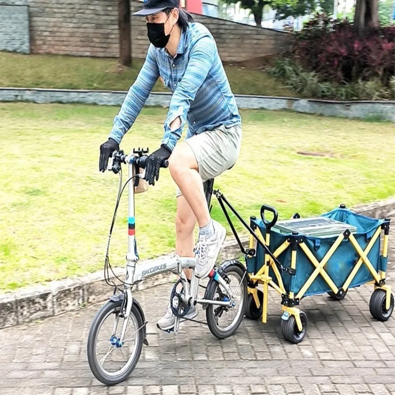 Camping Bike Tow Bar Connection Electric Bike Connecting Rods Lightweight Sturdy Durable Connecting Rod Bicycle Accessories