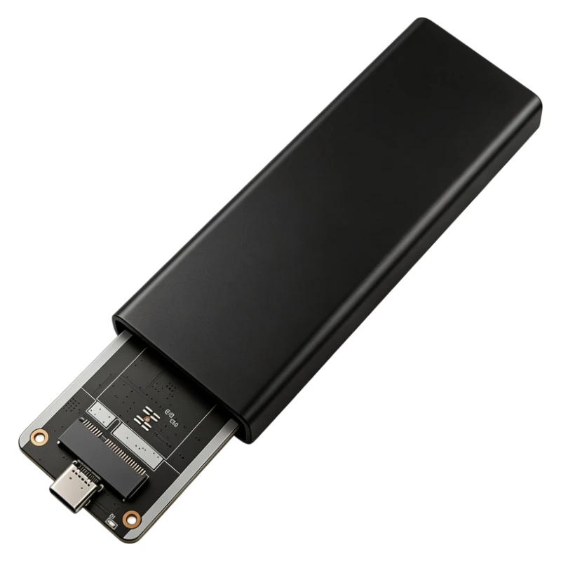 SSD Enclosure USB 3.2 Gen 2 10Gbps External Case JMS580 Chip For Macbook Air 2012 A1425 1398 1465 1466 Aluminum Portable SSD Box