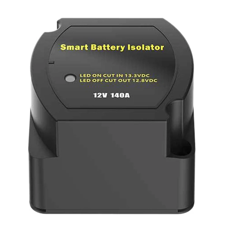 12V 140Amp Dual Battery Smart Isolator Voltage Sensitive Relay VSR Smart Switch For Car ATV UTV Boats RV's Camper Truck