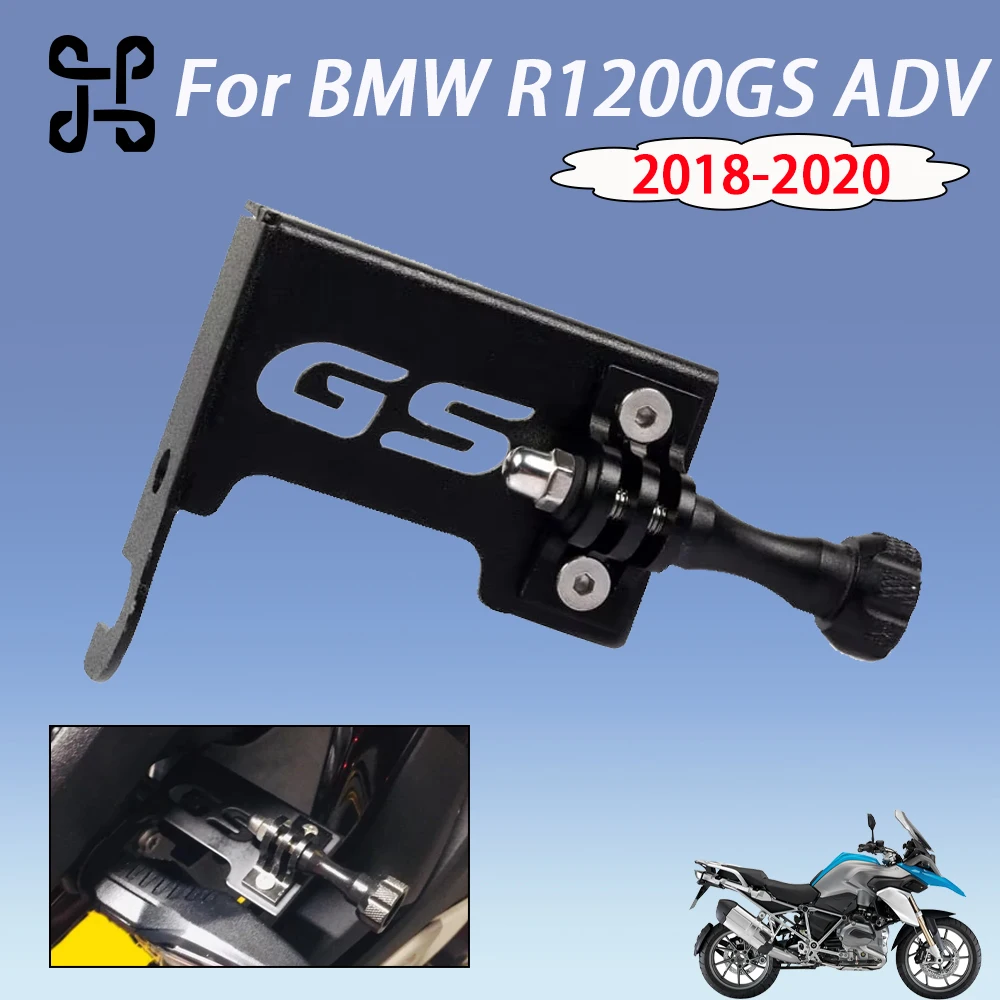 

For BMW R R1200GS GS R1250GS Adventure GSA 2020 Motorcycle Camera Mount Anti-Vibration GoPro Holder Front Action Camera Bracket