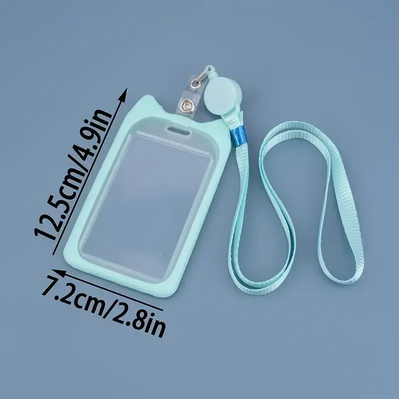 1pc Cat Ear Card Holder, Fashionable Multi-purpose Student ID Card for Staff, Bus Pass, Work ID, Access Card