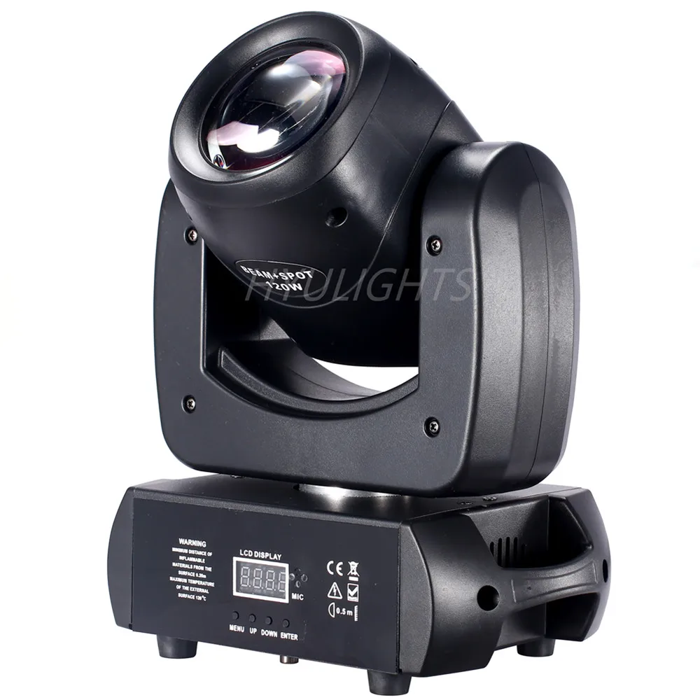 Imagem -06 - Led Beam Spot Wash Gobo Roto Prism Moving Head Lights Super Bright dj Disco Light Luz de Palco 120w