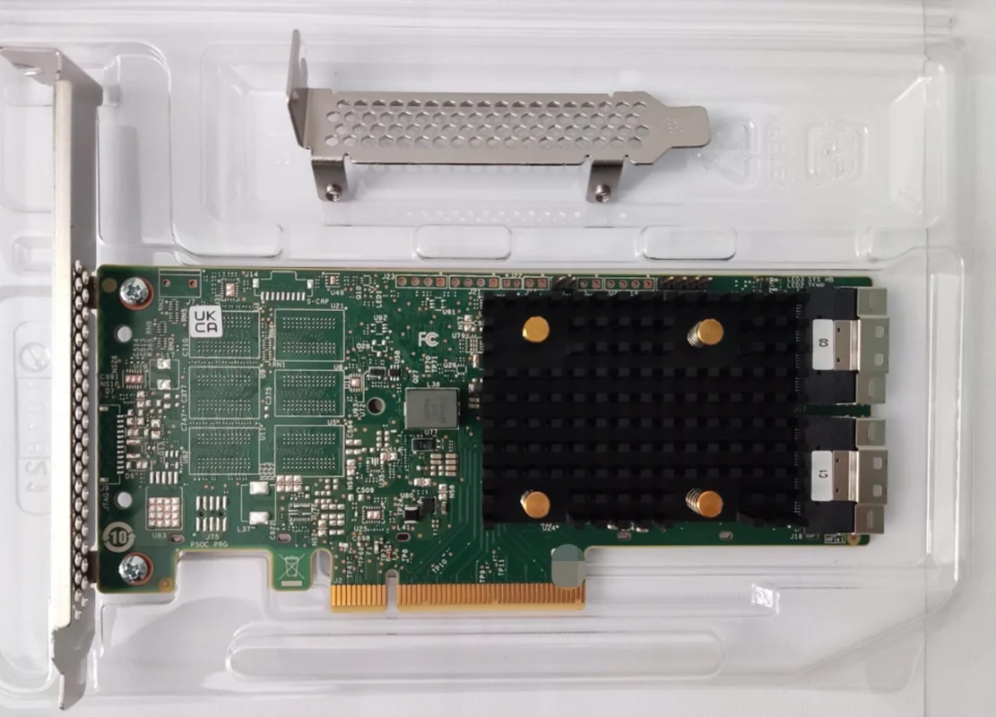 Broadcom HBA 9500-16i Tri-Mode Host Bus Adapter SATA + 2 SFF-8654 8*SATA
