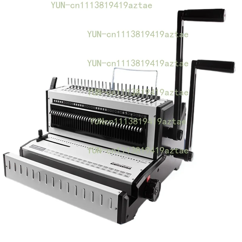 Binding Machine 2:1/3:1 Comb-Style Punching Machine Rubber Ring and Iron Ring Binding Book Manual