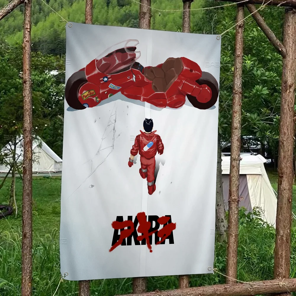 

AKIRA Cartoon Flag Wall Hanging Banner Decoration Household Home Decor