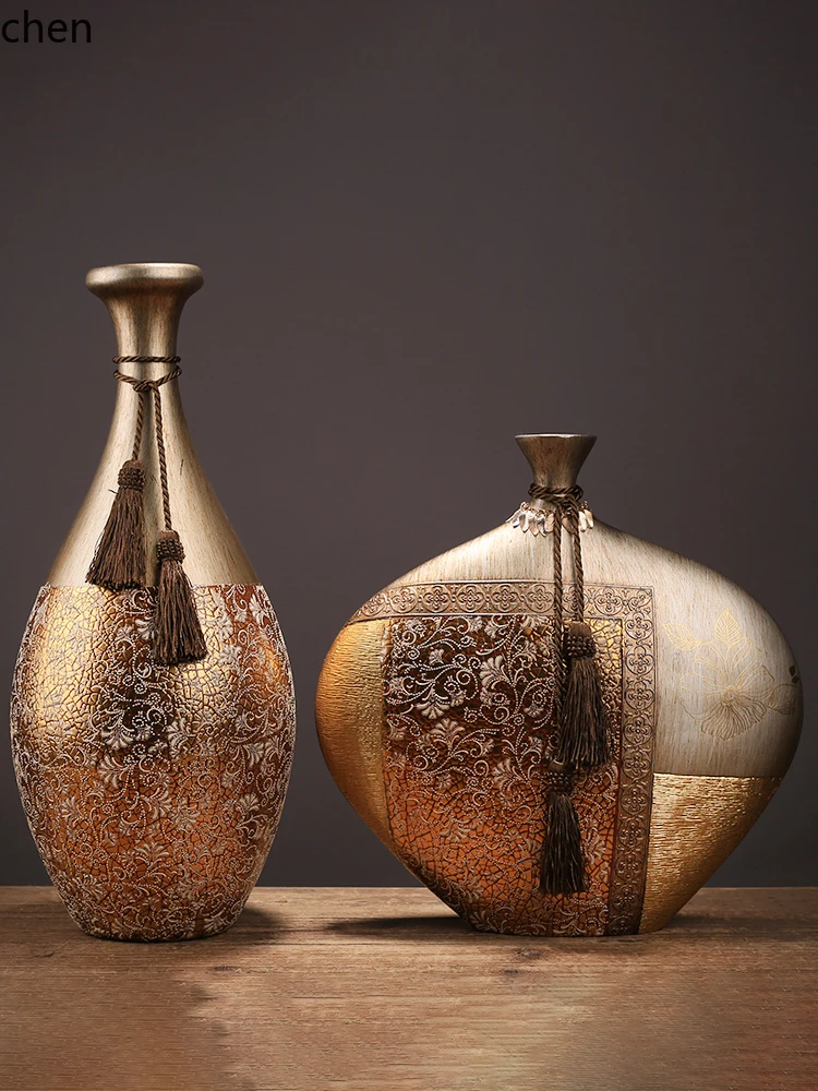 HT Vase Creative Home Decoration Living Room TV Cabinet Entrance Ornament Ready to ship and purchase with peace of mind