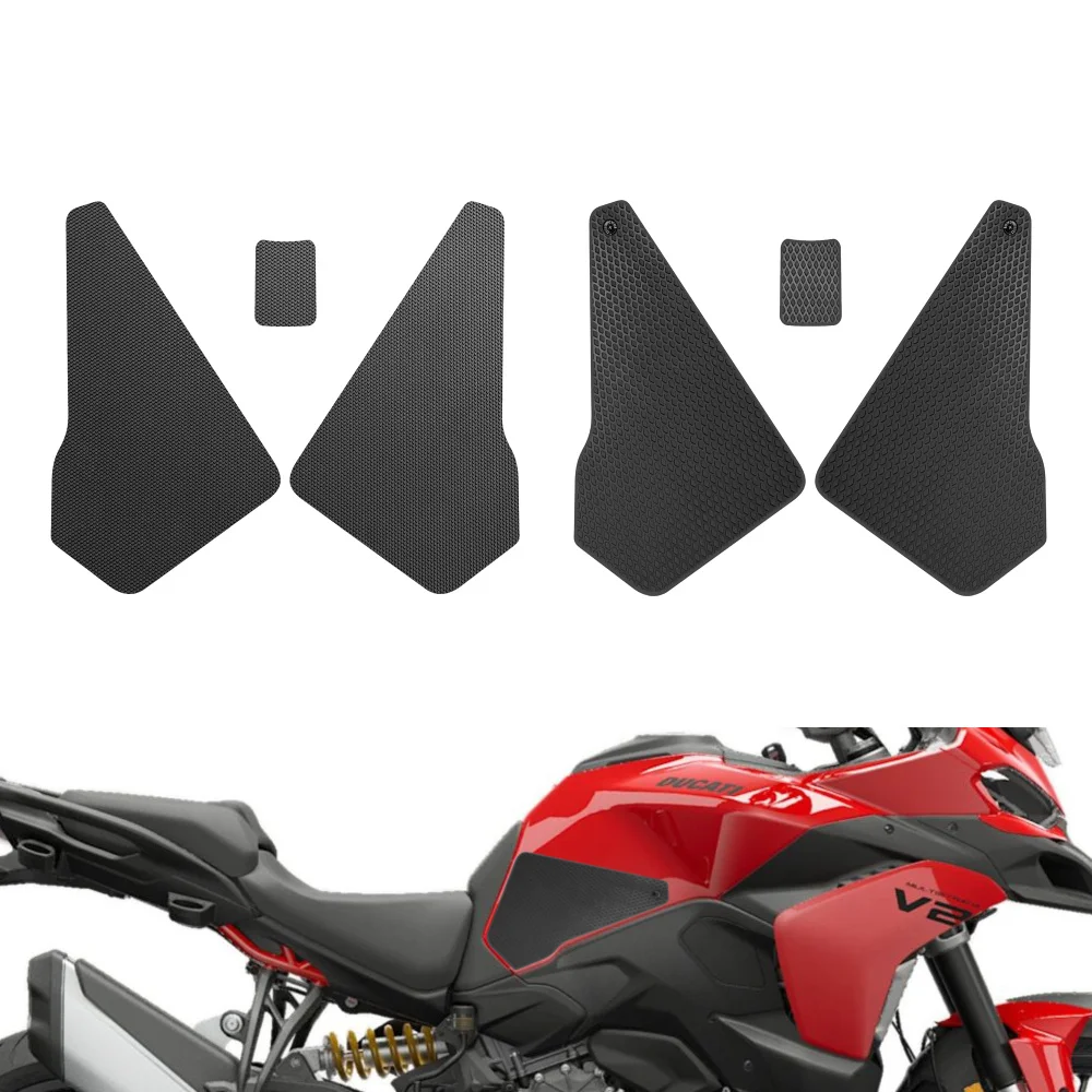 For Ducati Multistrada V2 V2S 2025 2026 Motorcycle Tank Traction Pad Anti Slip Sticker Gas Knee Grip Protector