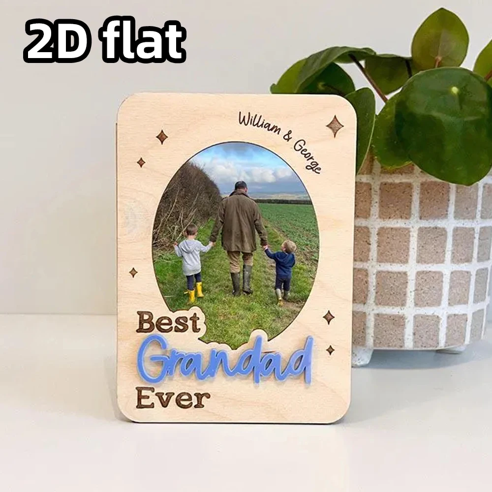 1 шт. персонализированная фоторамка ко Дню отца |   Подарок папе на заказ |   Магнит для фото «Я люблю тебя» |   Один предмет на день рождения