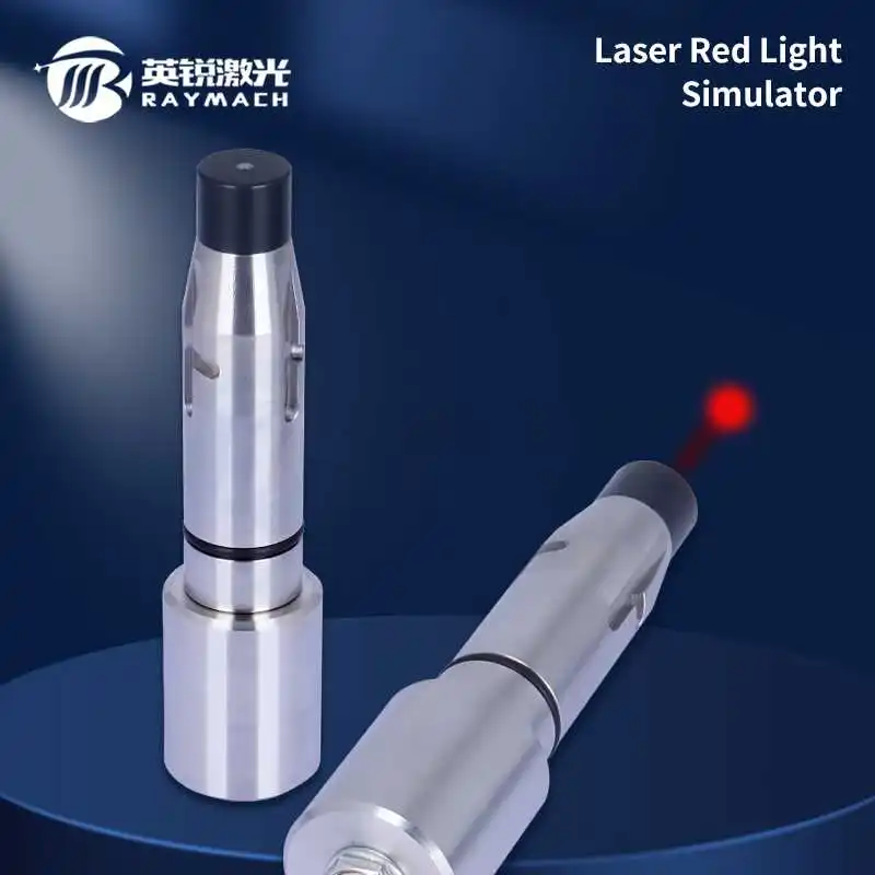 Fiber Laser Red Light Detector for Check Laser Lens Red Light Simulator QBH Detection Pen Laser Head Test Mirror Red Position