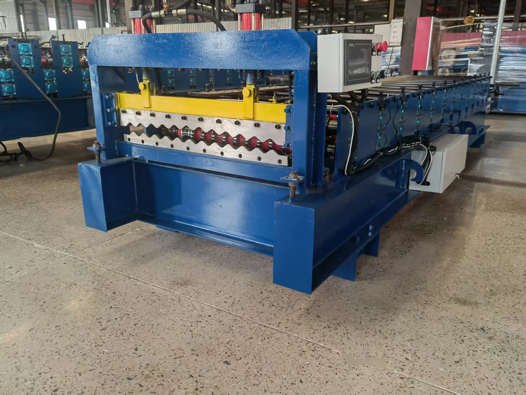 Automatic Floor Deck Roll Forming Machine 688/720/750 Type Galvanized Steel Floor Plate Making Machine with PLC Control