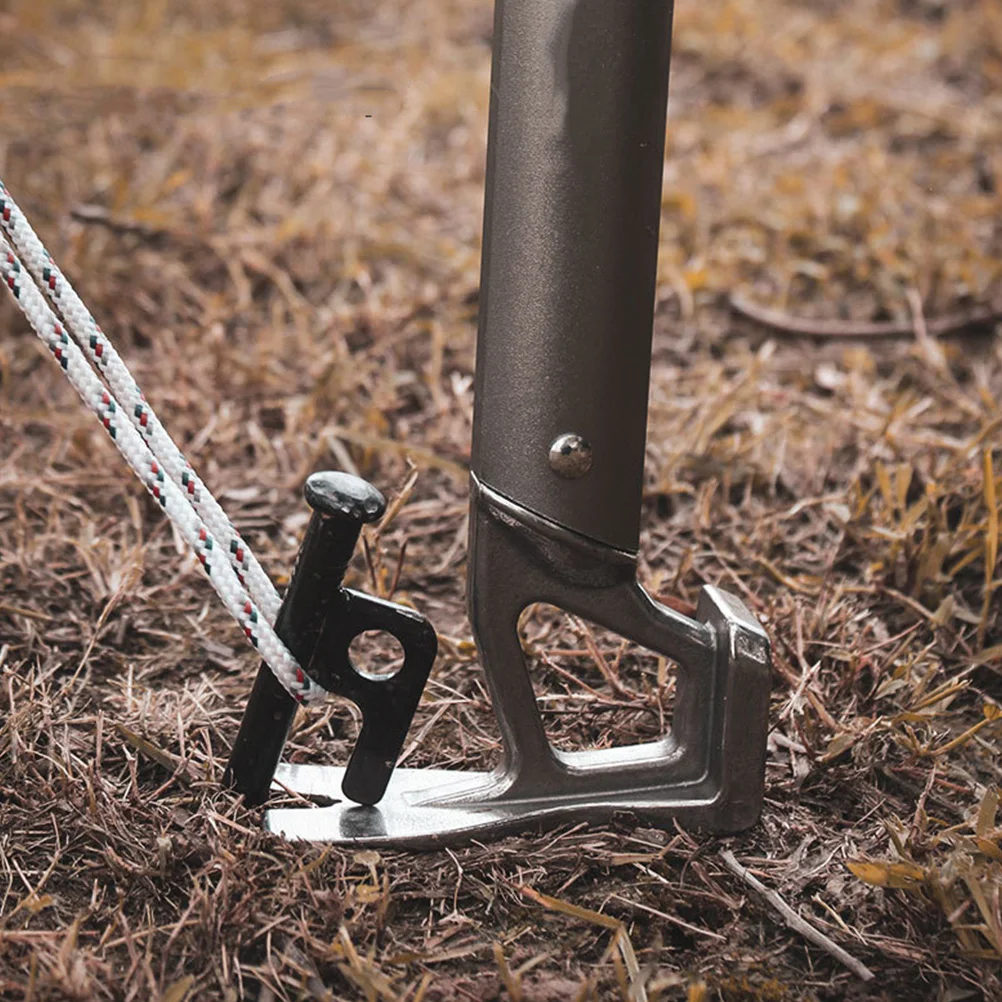 

Aluminum Alloy Handle Hammer Outdoor Multi-Function Nail Puller Camping Hiking Tool Portable Peg Stake Removal Hammer