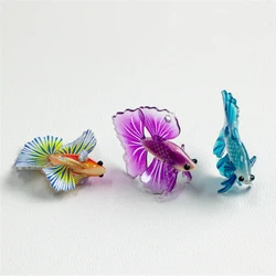 4Pcs/Lot New Creative Animal Fish Acrylic Beads Charm Connectors Diy Earrings Jewelry Making Accessories Ornament Material