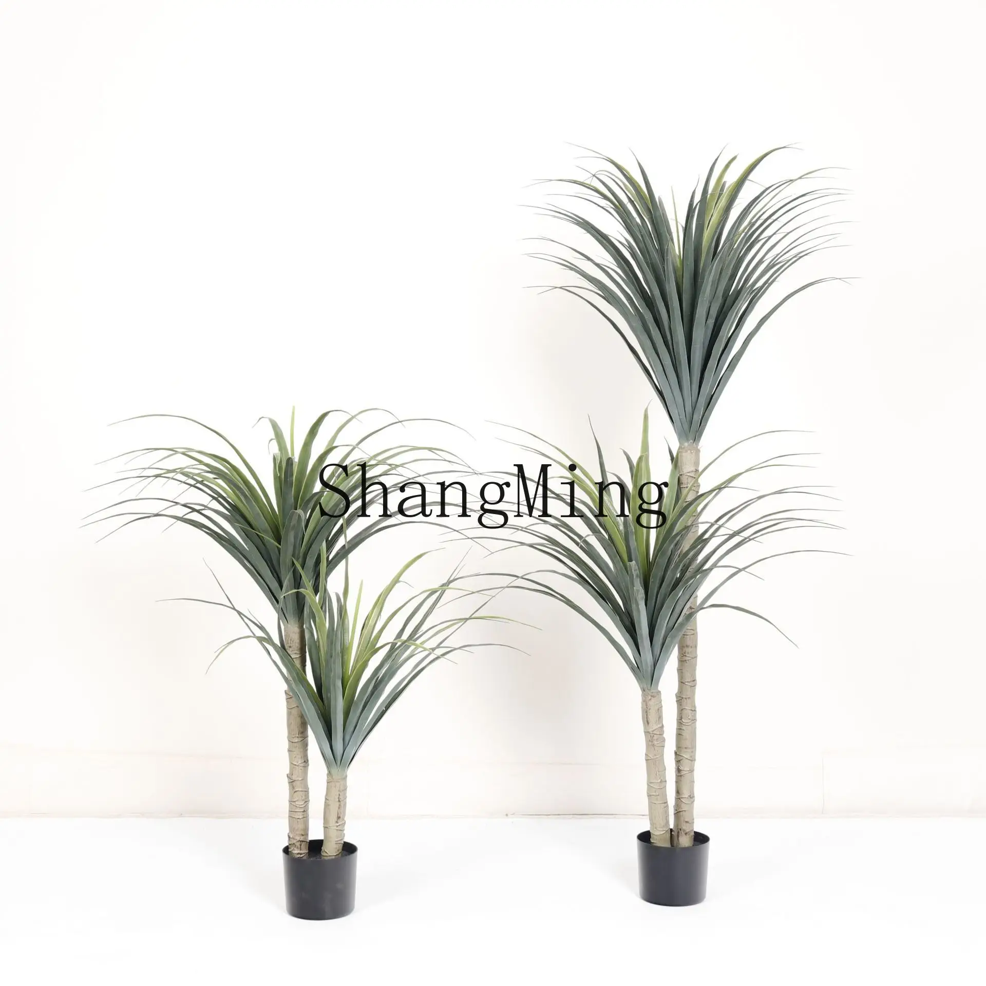 

CL Artificial Dracaena Large Floor Fake Green Plant Potted Indoor Living Room Decorative Ornament Agave Fake Plant Landscaping