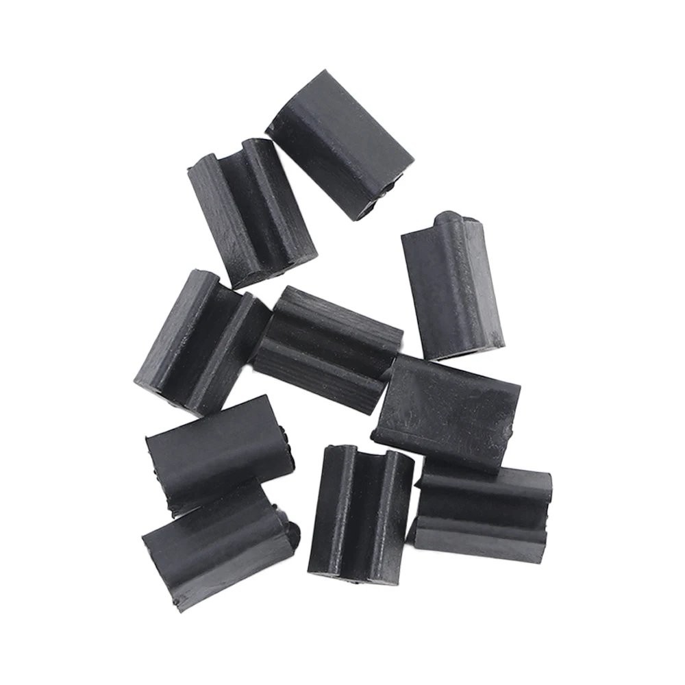 

10pcs Durable Tubing Caps Floor Glides Floor Protector Furniture Feet Chair Leg Pad Damper Tube Rear Pad Stool Pipe Clamp
