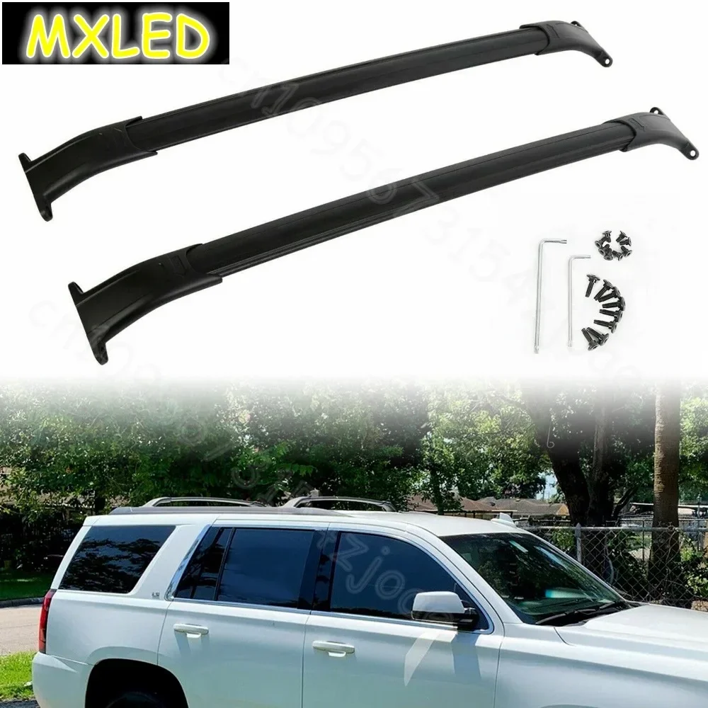 

luggage rack For Cadillac Escalade Chevy Suburban Tahoe GMC Yukon 2015 2016 2017 2018 2019 2020 Car Styling Roof Rack Cross Bar