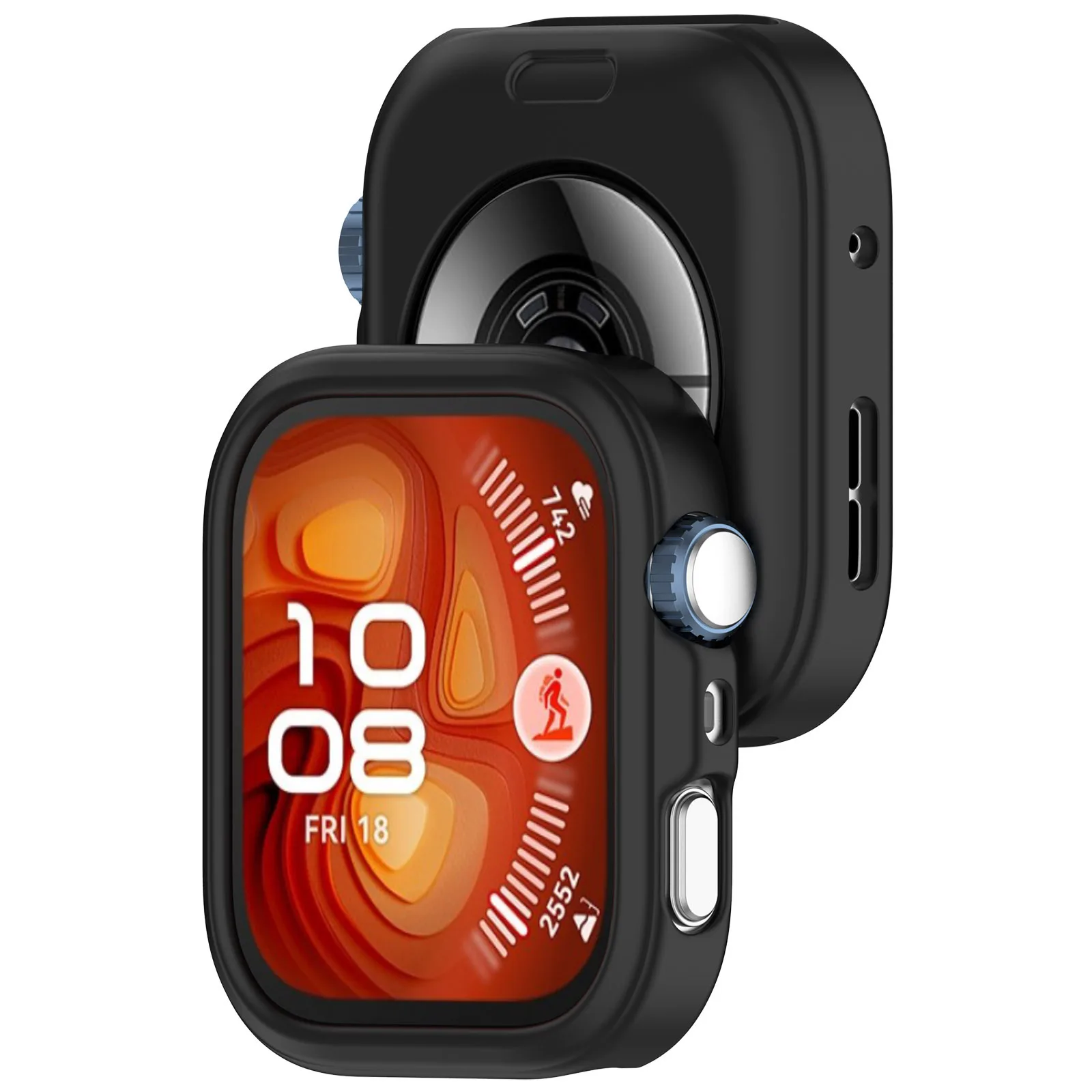 Official Silicone Case for Huawei Watch Fit 4 Pro Classic Candy-colored Silicone Watch Huawei Watch Case