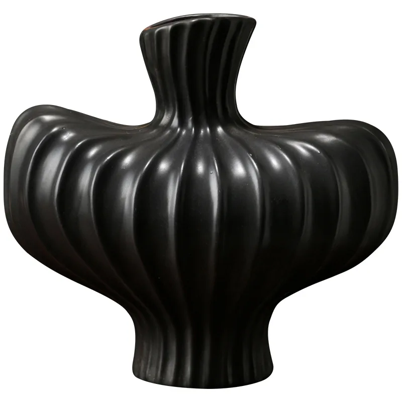 Креативная простая керамическая ваза, орнамент, свет, роскошная ниша, гостиная, вход, ТВ-шкаф, обеденный боковой шкаф, украшение