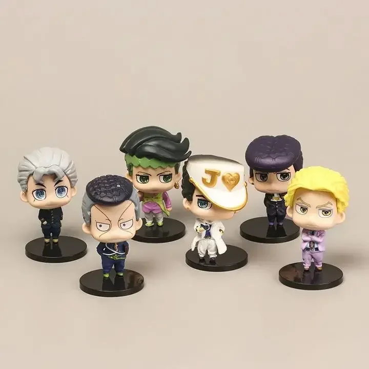 Hot Anime Products Kakyoin Noriaki Bruno Bucciarati Guido Mista Kujo Jotaro Delicate Model Computer Case Decoration Gift Kids