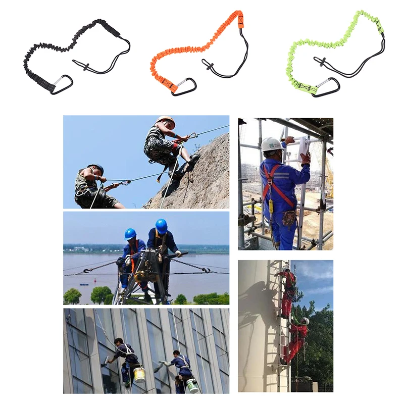 Professional High Altitude Protective Safety Elastic Buffer Carabiner Rope Protector