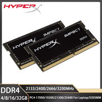 HYPERX Memoria Laptop RAM DDR4 32GB 4GB 8GB 16GB 3200MHz 2400 2133 2666MHz SODIMM 260Pin PC4-21300 19200 25600 Notebook Memory